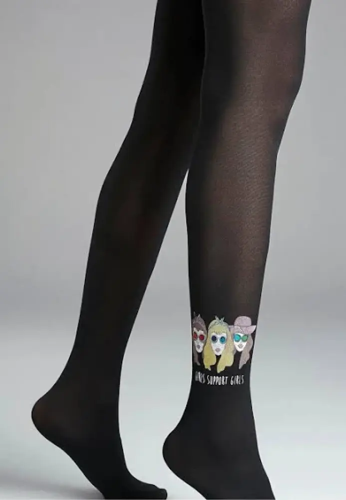 Dres Penti Girls Support 40 DEN, Negru Engros